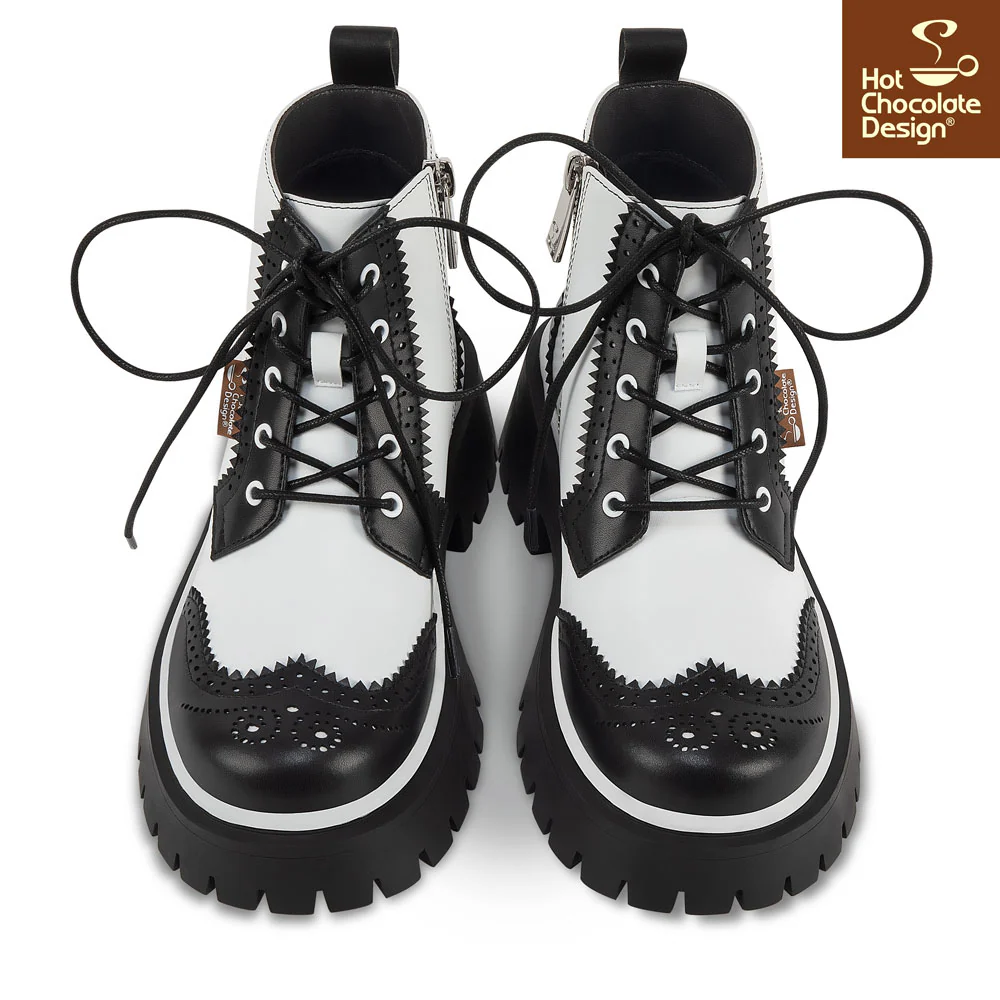 Hot Chocolate Design - Classic Brogue Boots - Image 2