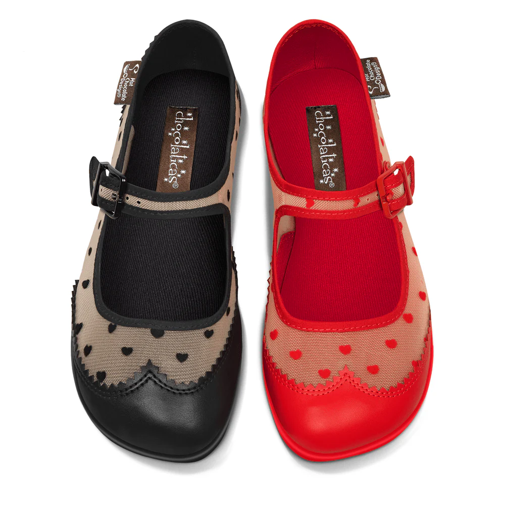 Hot Chocolate Design Classic Brogue - Hearts
