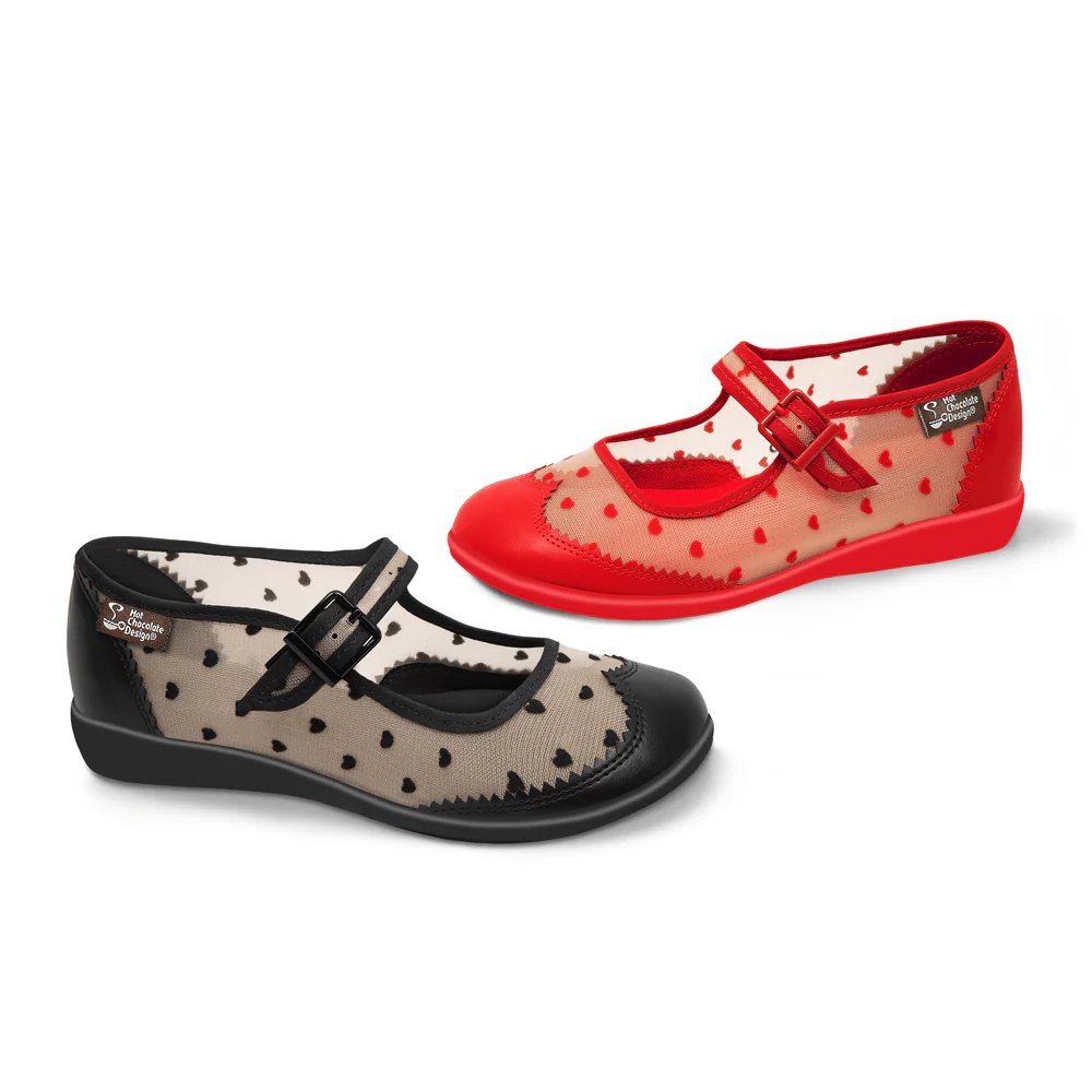 Hot Chocolate Design Classic Brogue - Hearts - Image 2
