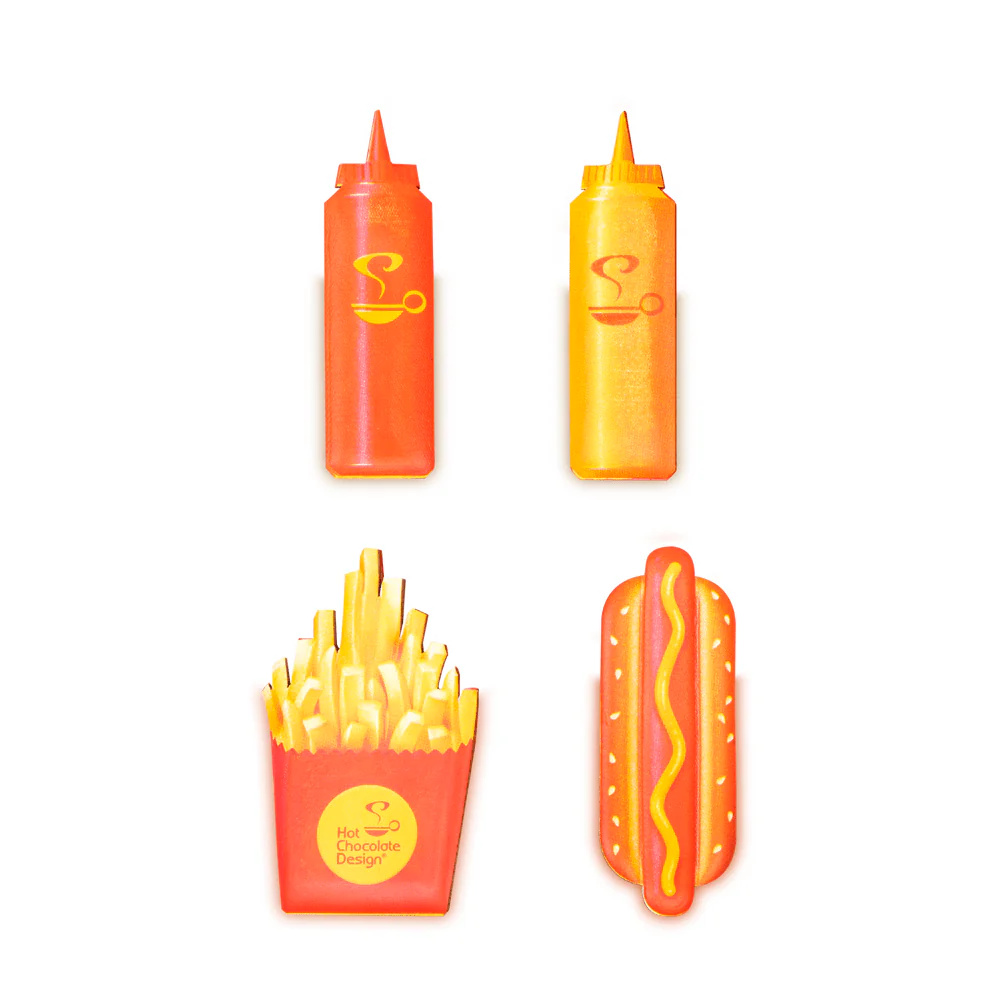 Hot Chocolate Design Hot Dog - Image 4