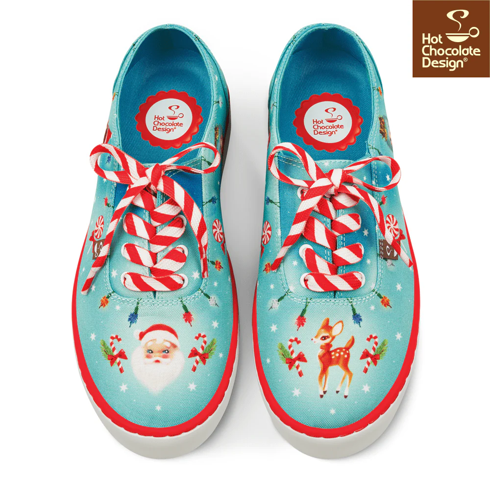 Hot Chocolate Design - Kitsch Christmas Sneakers - Image 3