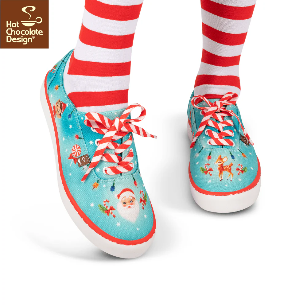 Hot Chocolate Design - Kitsch Christmas Sneakers - Image 4
