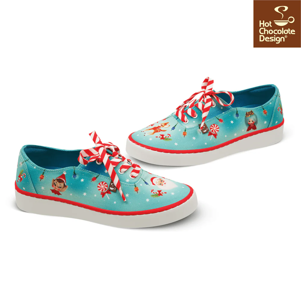 Hot Chocolate Design - Kitsch Christmas Sneakers - Image 5