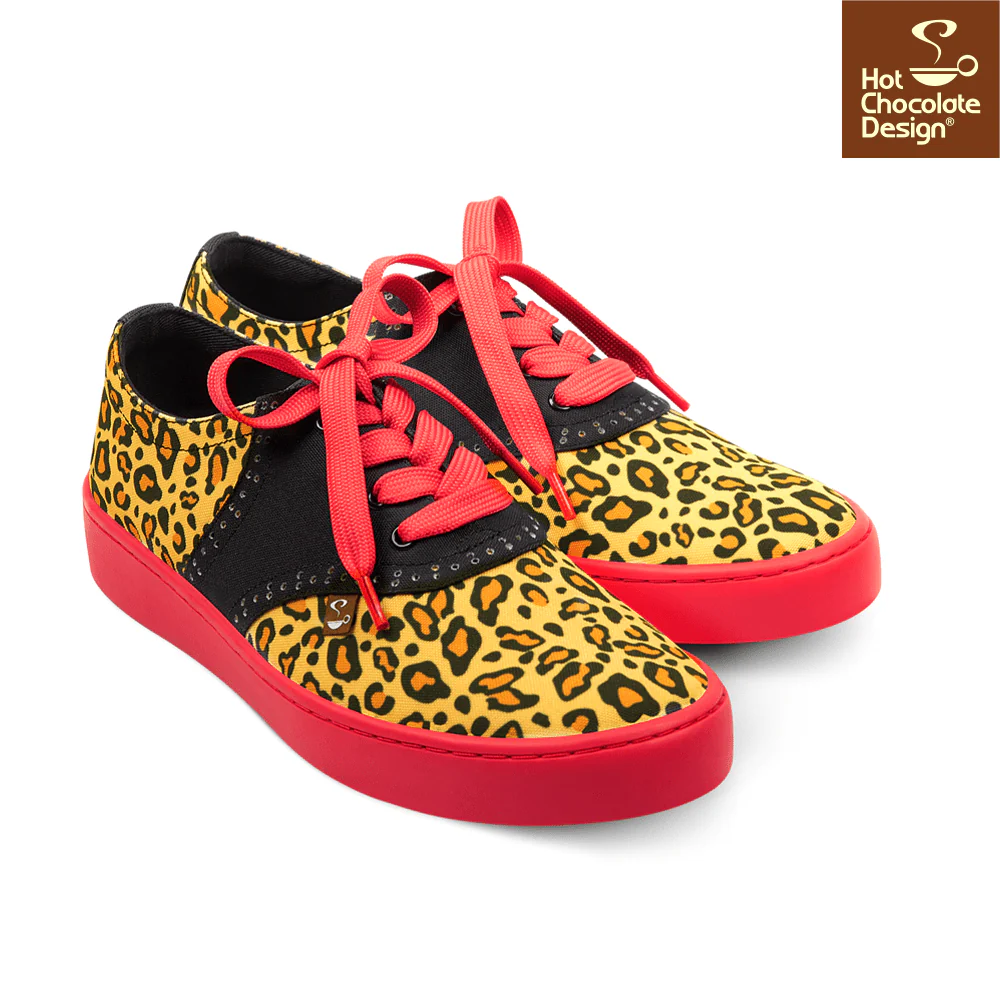 Hot Chocolate Design - Leopard Sneakers
