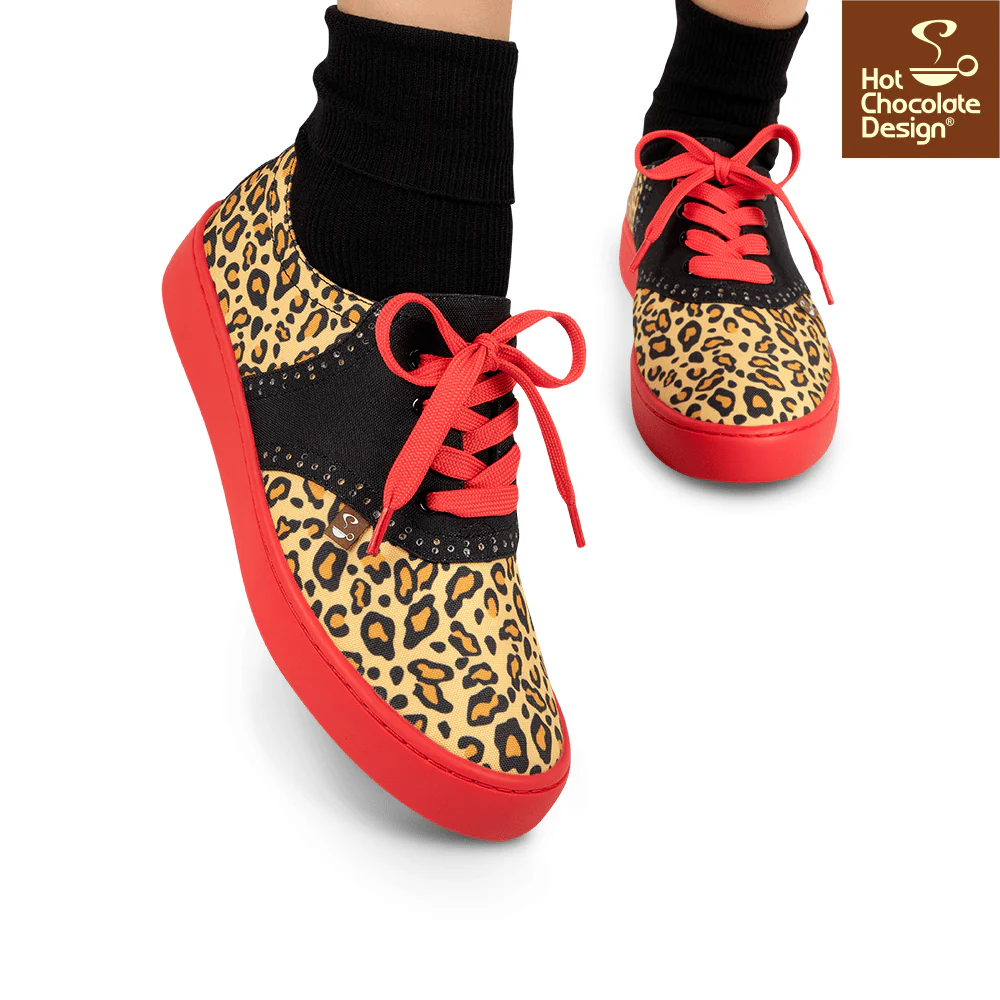 Hot Chocolate Design - Leopard Sneakers - Image 2