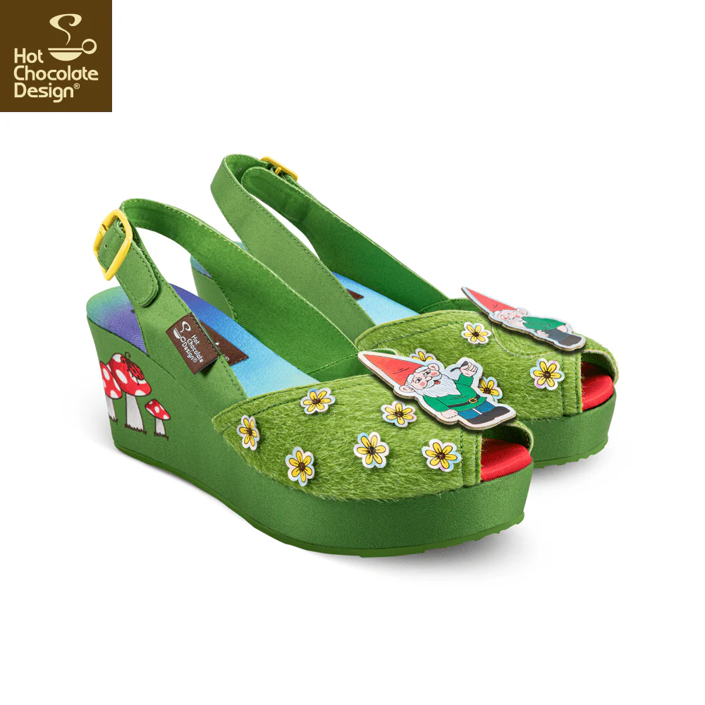 Clearance Hot Chocolate Design - Naughty Gnome Sandals LAST PAIR - US5