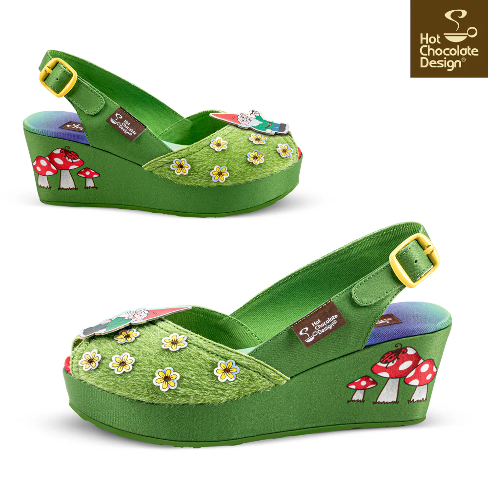 Clearance Hot Chocolate Design - Naughty Gnome Sandals LAST PAIR - US5 - Image 3