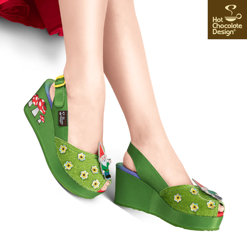Clearance Hot Chocolate Design - Naughty Gnome Sandals LAST PAIR - US5 - Image 4