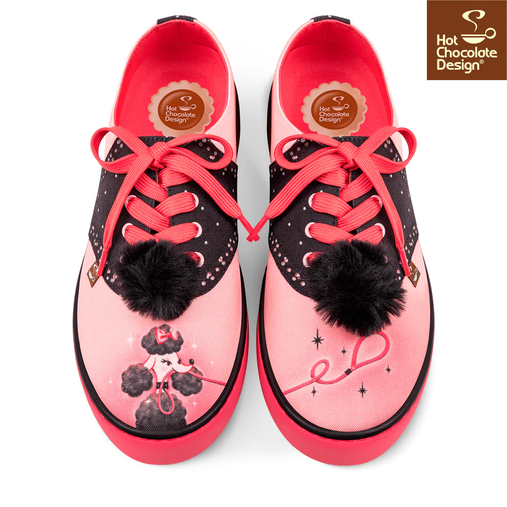 Hot Chocolate Design - Poodle Perfect Sneakers - Image 2