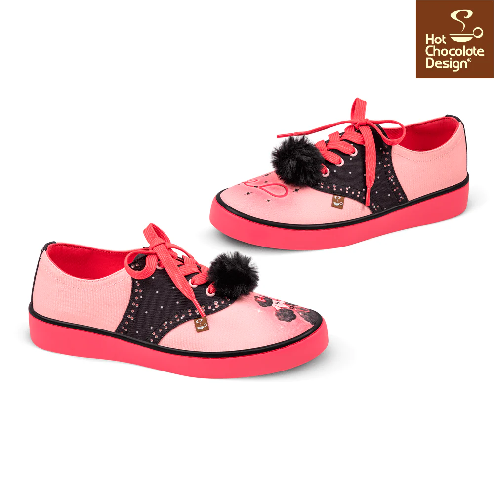 Hot Chocolate Design - Poodle Perfect Sneakers - Image 3