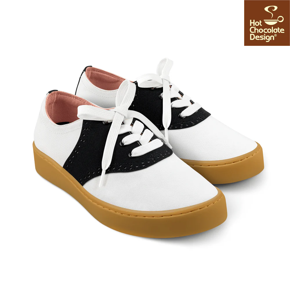 Hot Chocolate Design - Saddle Sneakers