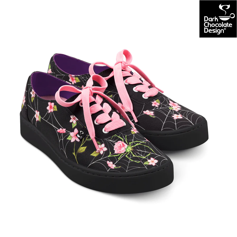 Hot Chocolate Design - Spider Blossom Sneakers