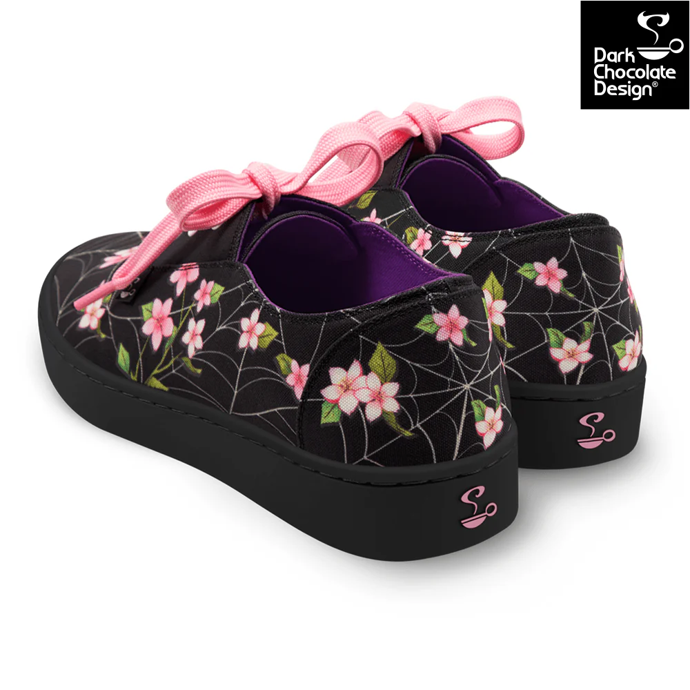 Hot Chocolate Design - Spider Blossom Sneakers - Image 5