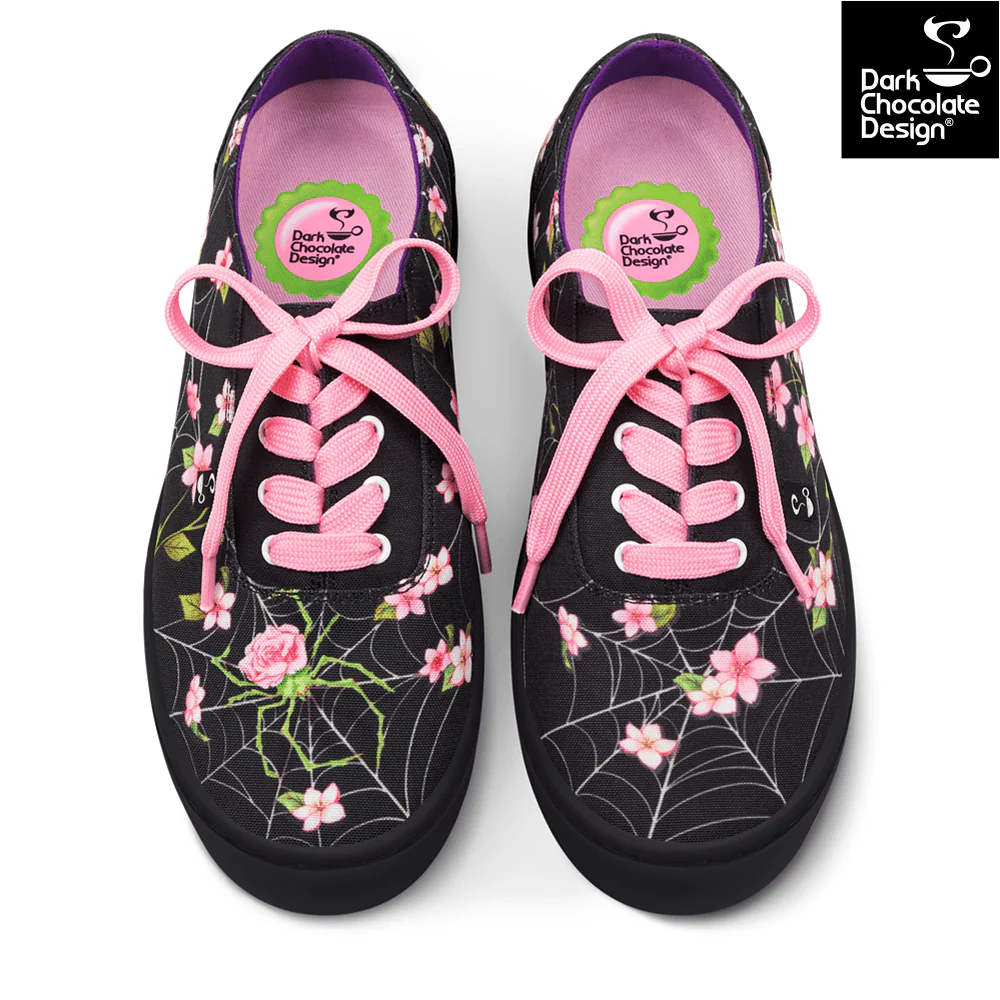 Hot Chocolate Design - Spider Blossom Sneakers - Image 6