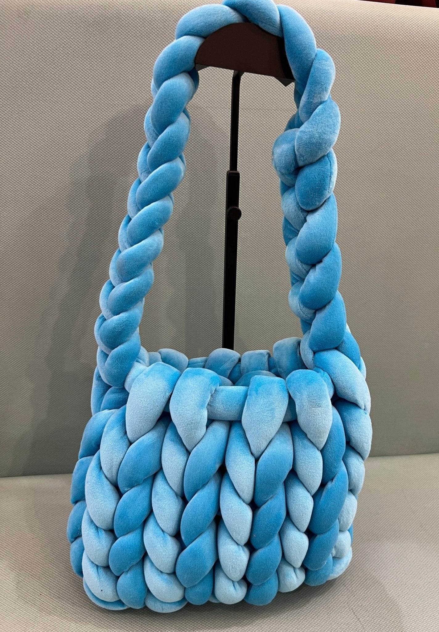 Knit Happens Velvet Bucket Bag (11 Colours!)