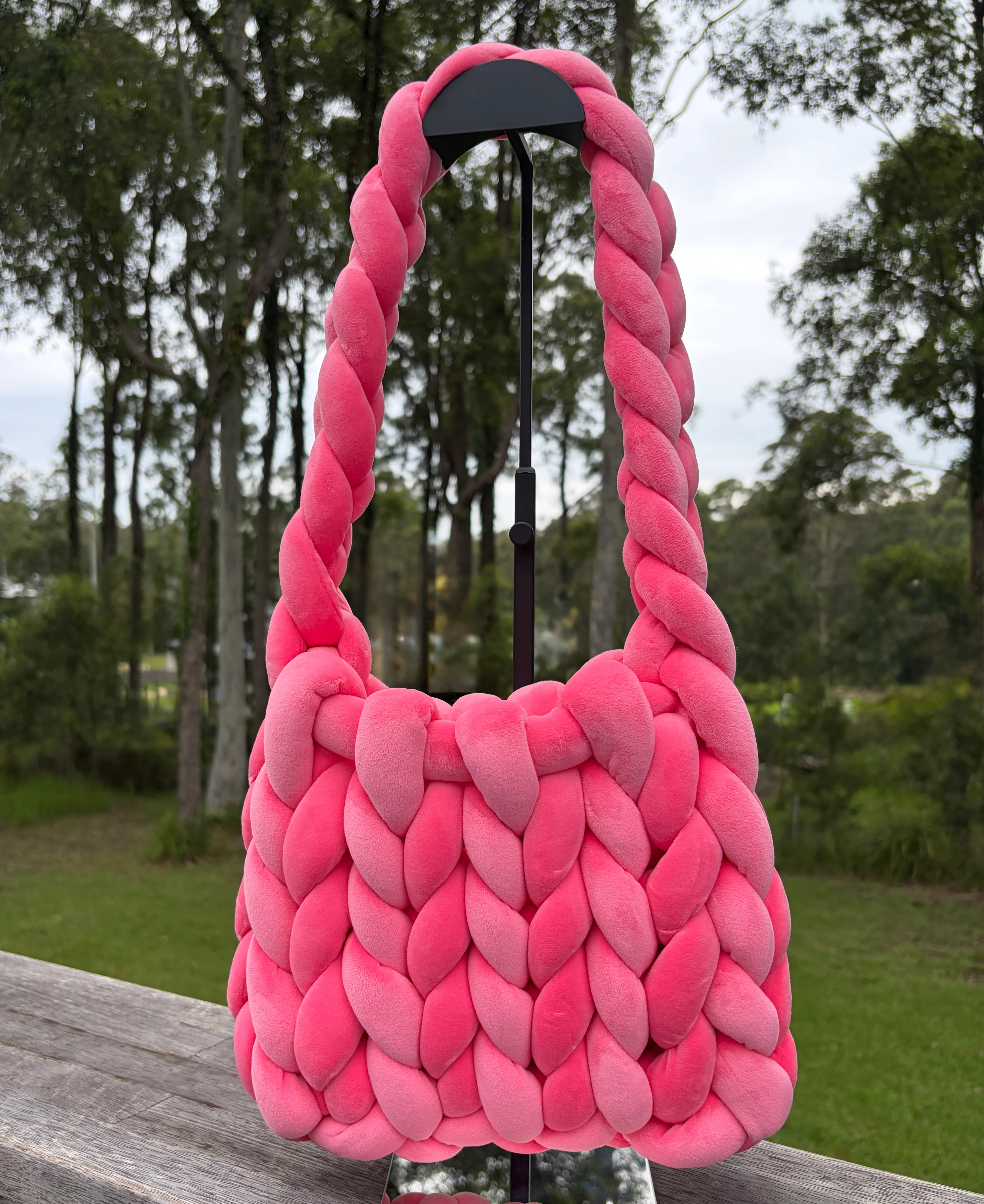 Knit Happens Velvet Bucket Bag (11 Colours!) - Image 10