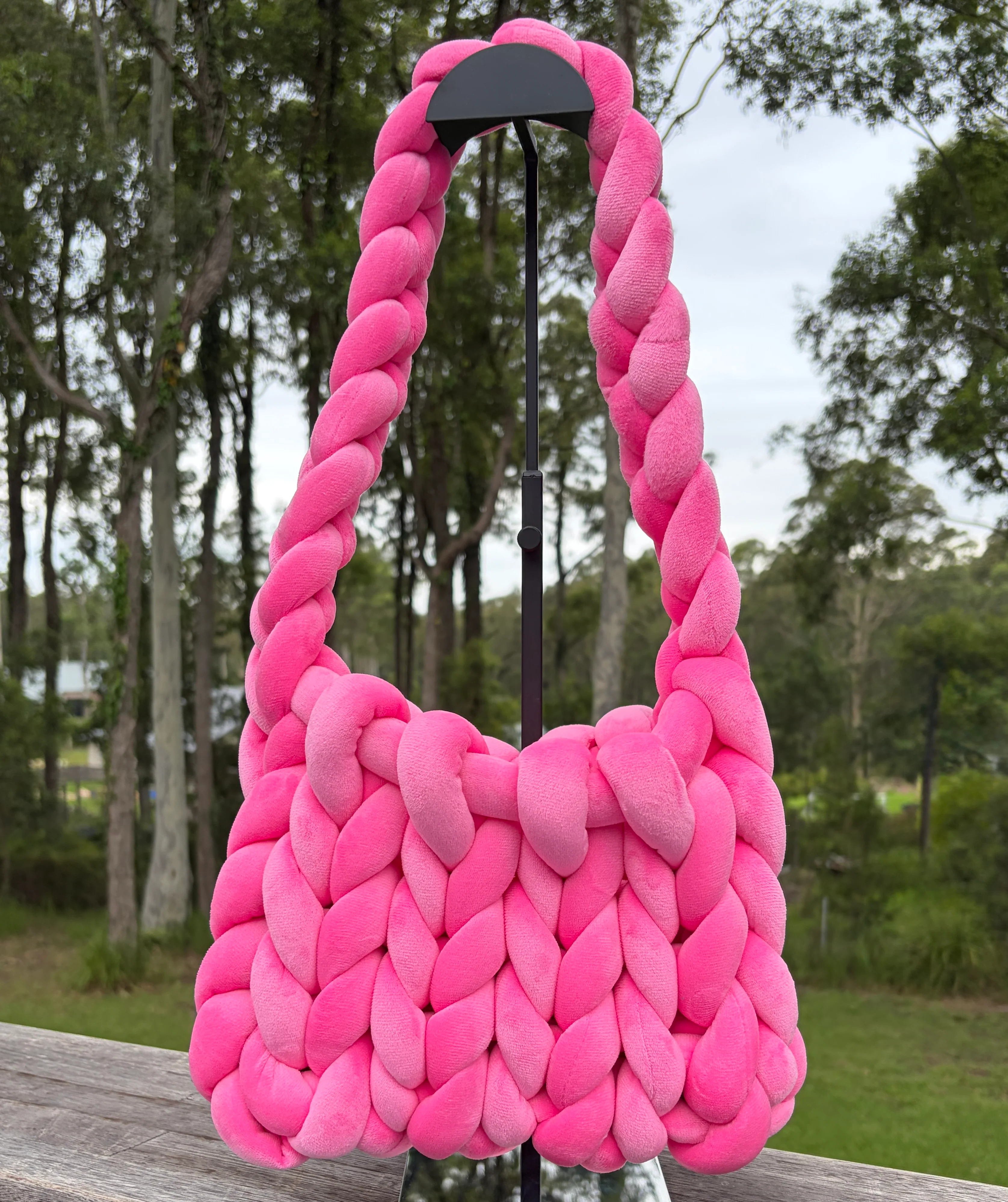 Knit Happens Velvet Bucket Bag (11 Colours!) - Image 2