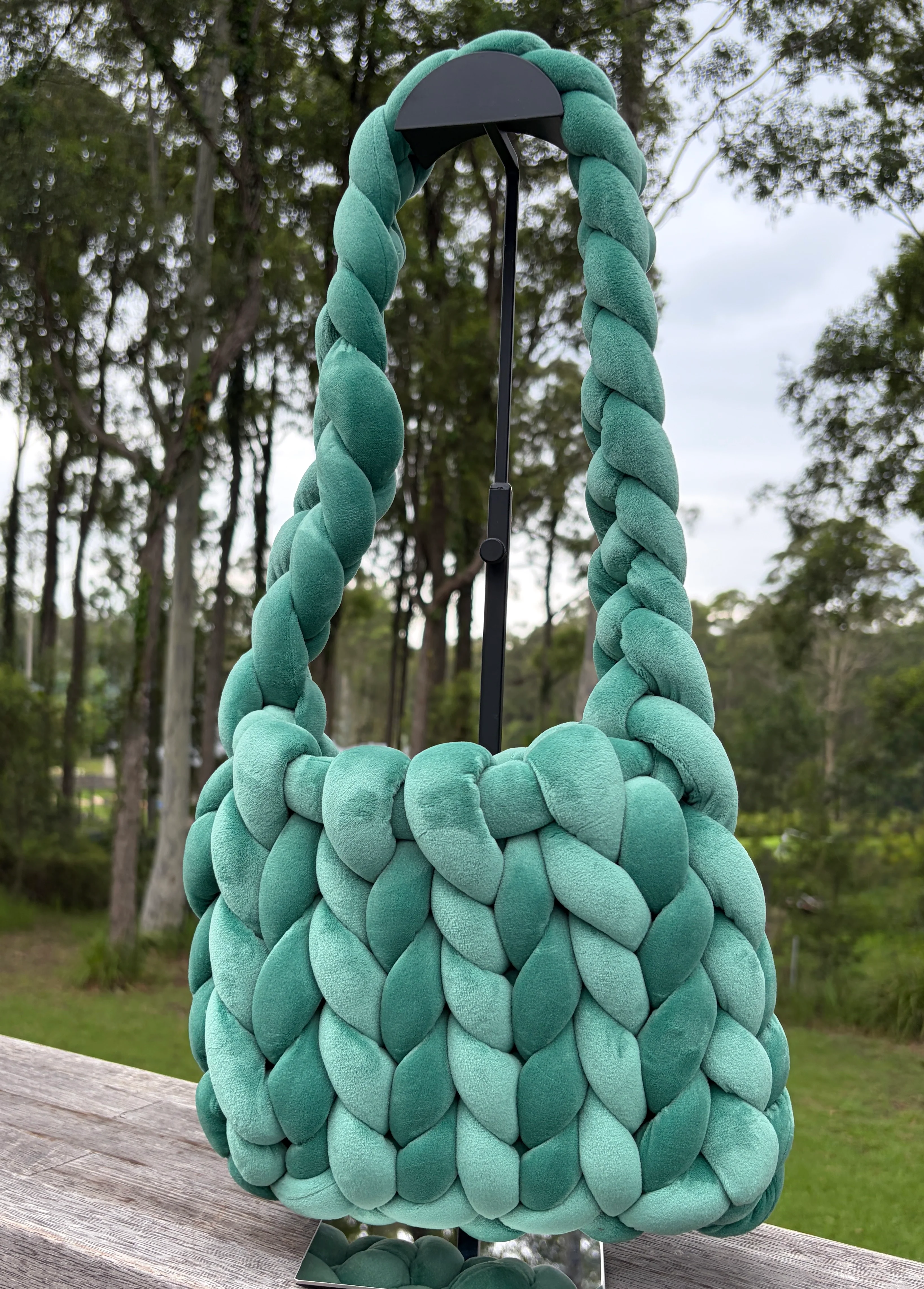 Knit Happens Velvet Bucket Bag (11 Colours!) - Image 3