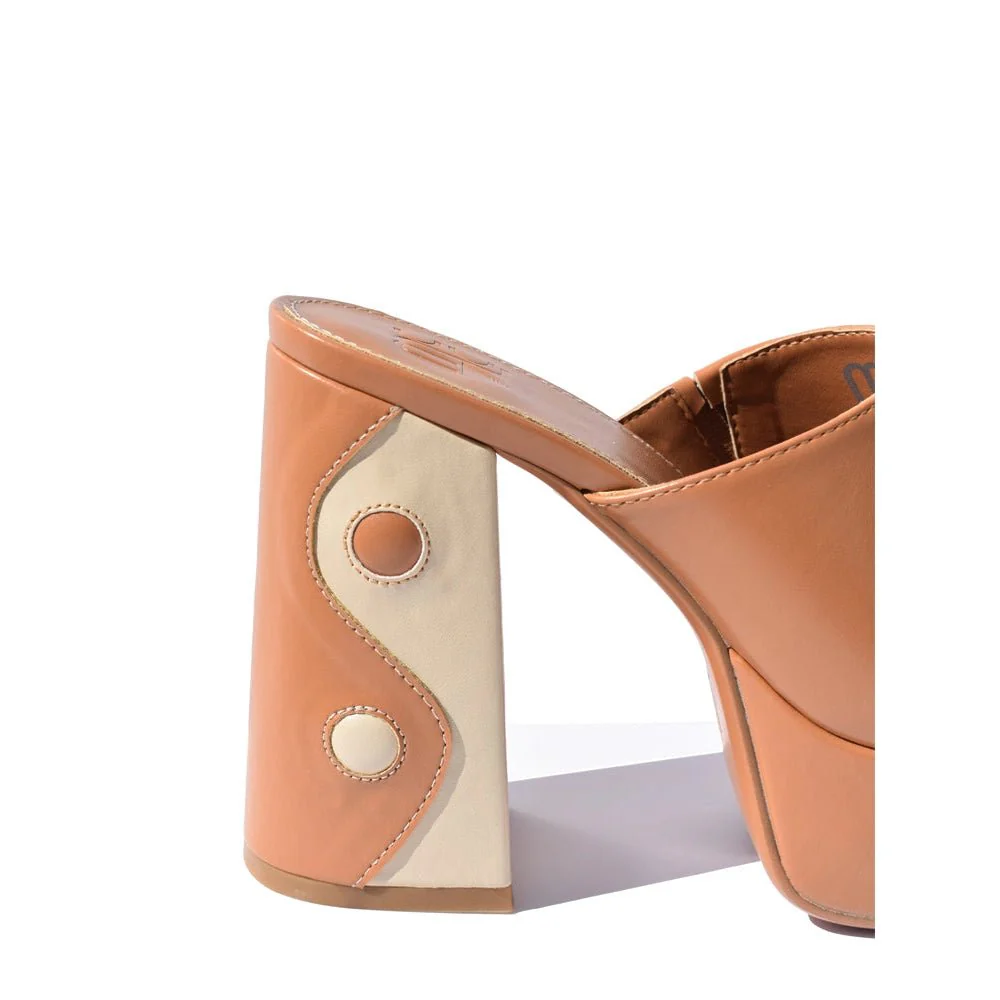 Clearance MCLC Balance Heel - Tan - Image 3