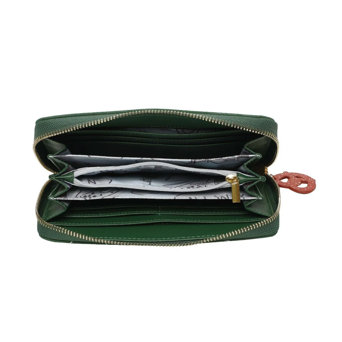 New York City Cats & Corgis Large Ziparound Wallet - Image 3