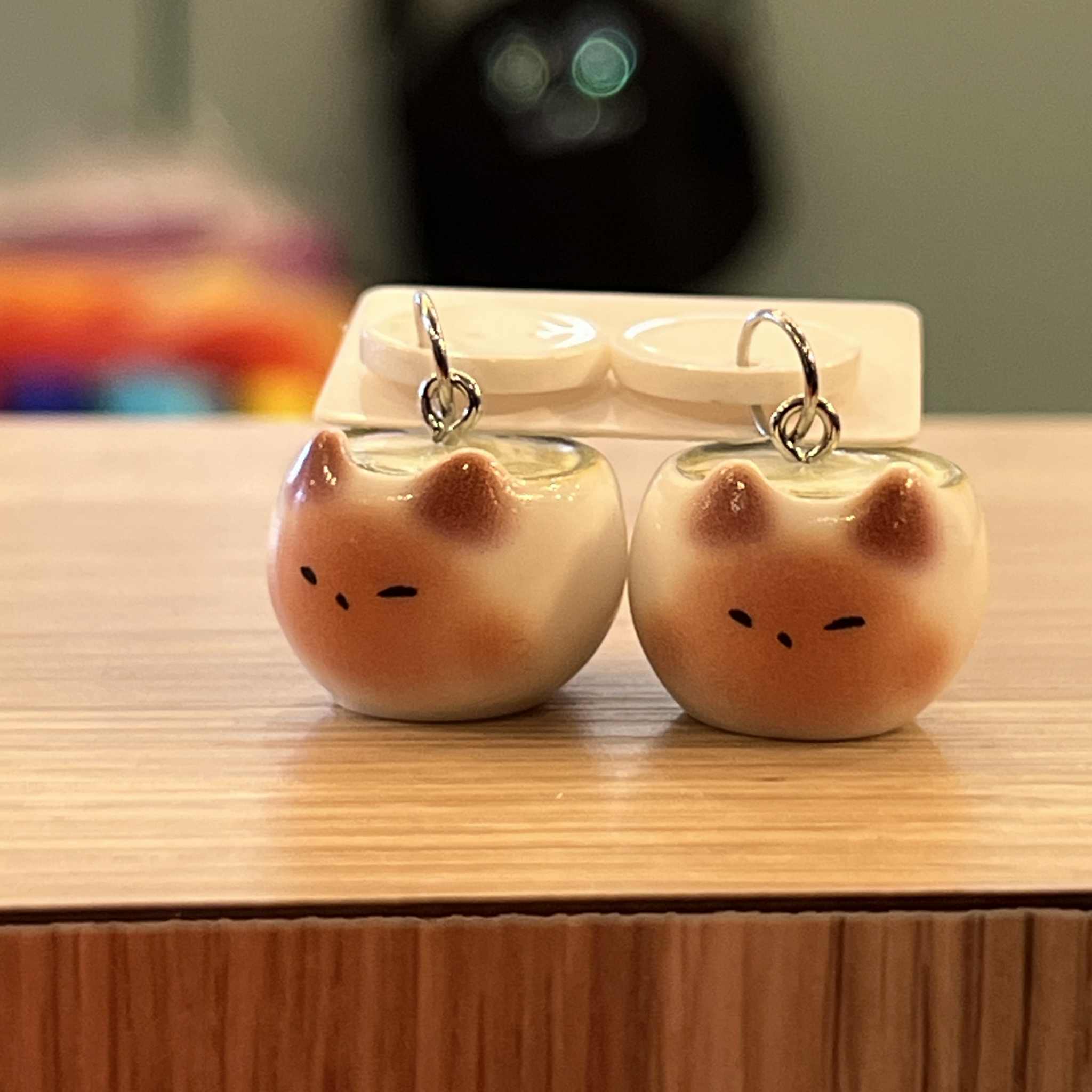 Popping Candy Dangle Earrings - Catcha Matcha Latte