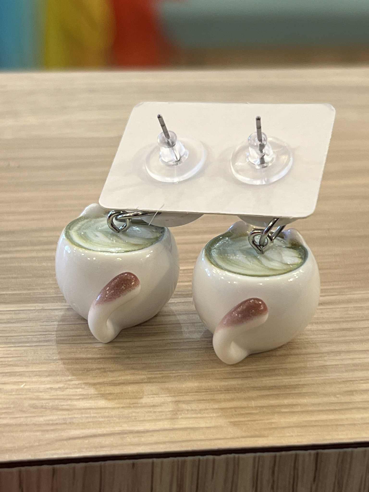Popping Candy Dangle Earrings - Catcha Matcha Latte - Image 3
