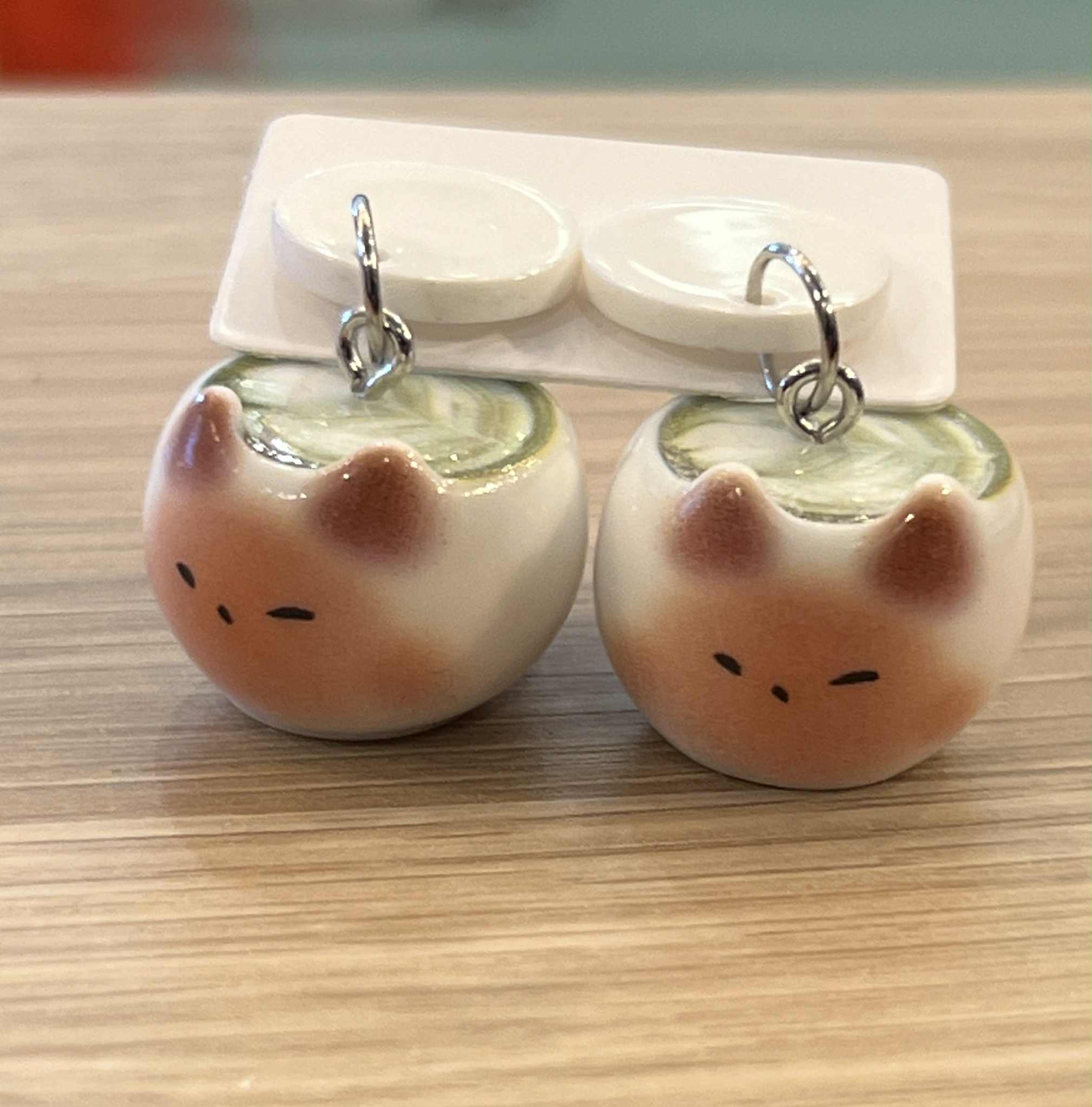 Popping Candy Dangle Earrings - Catcha Matcha Latte - Image 4