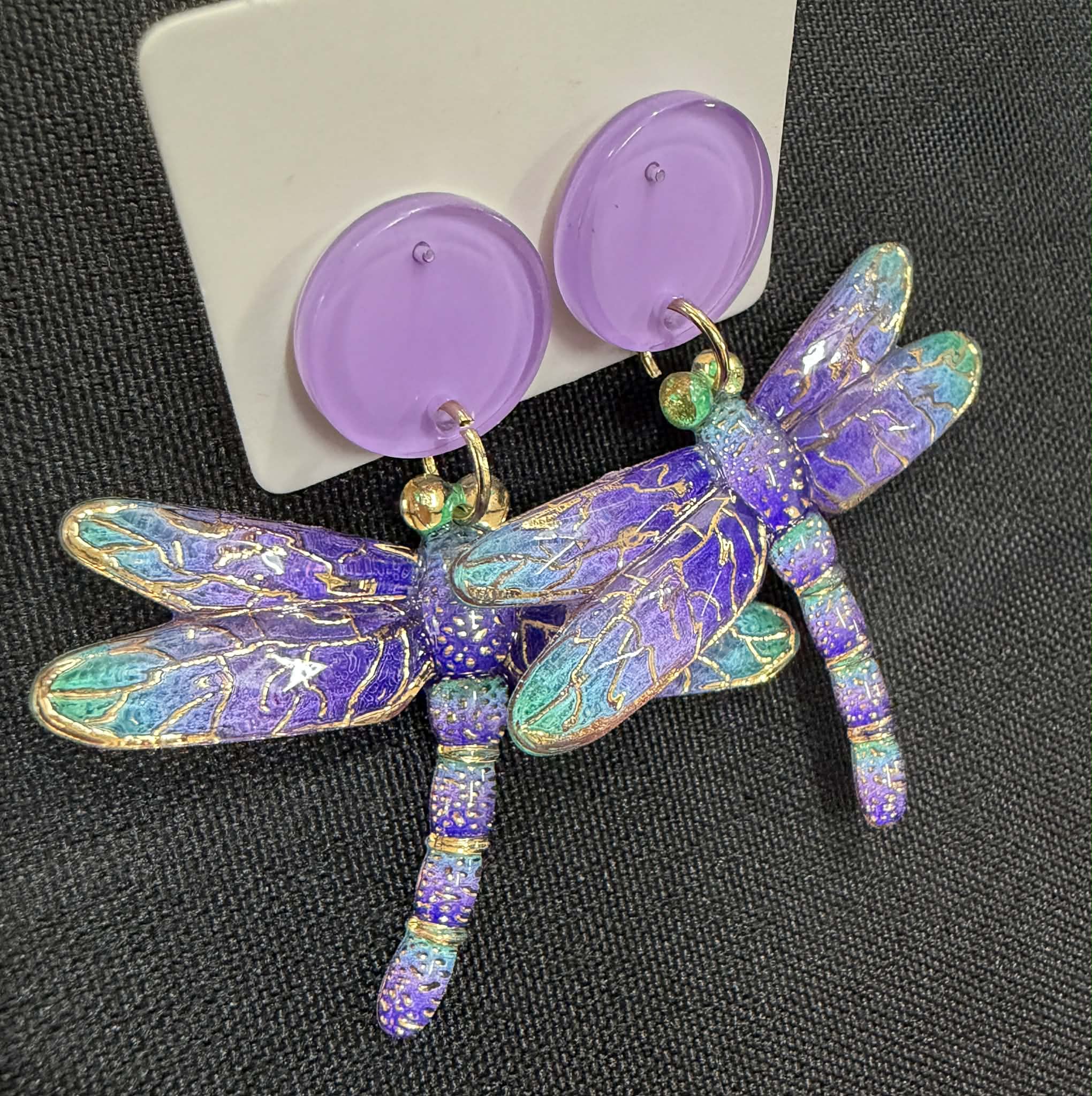 Popping Candy Dangle Earrings - Dragonfly (7 colours!) - Image 16