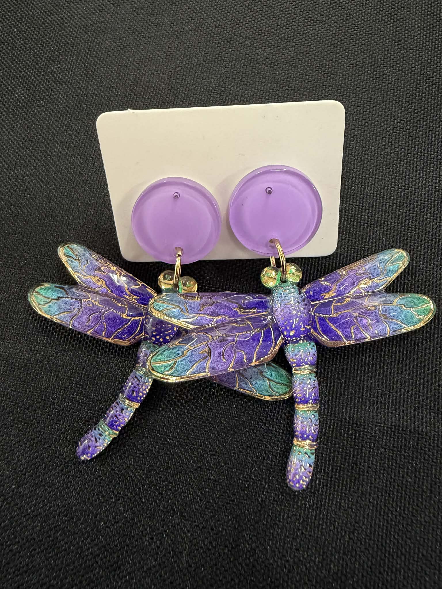 Popping Candy Dangle Earrings - Dragonfly (7 colours!) - Image 17