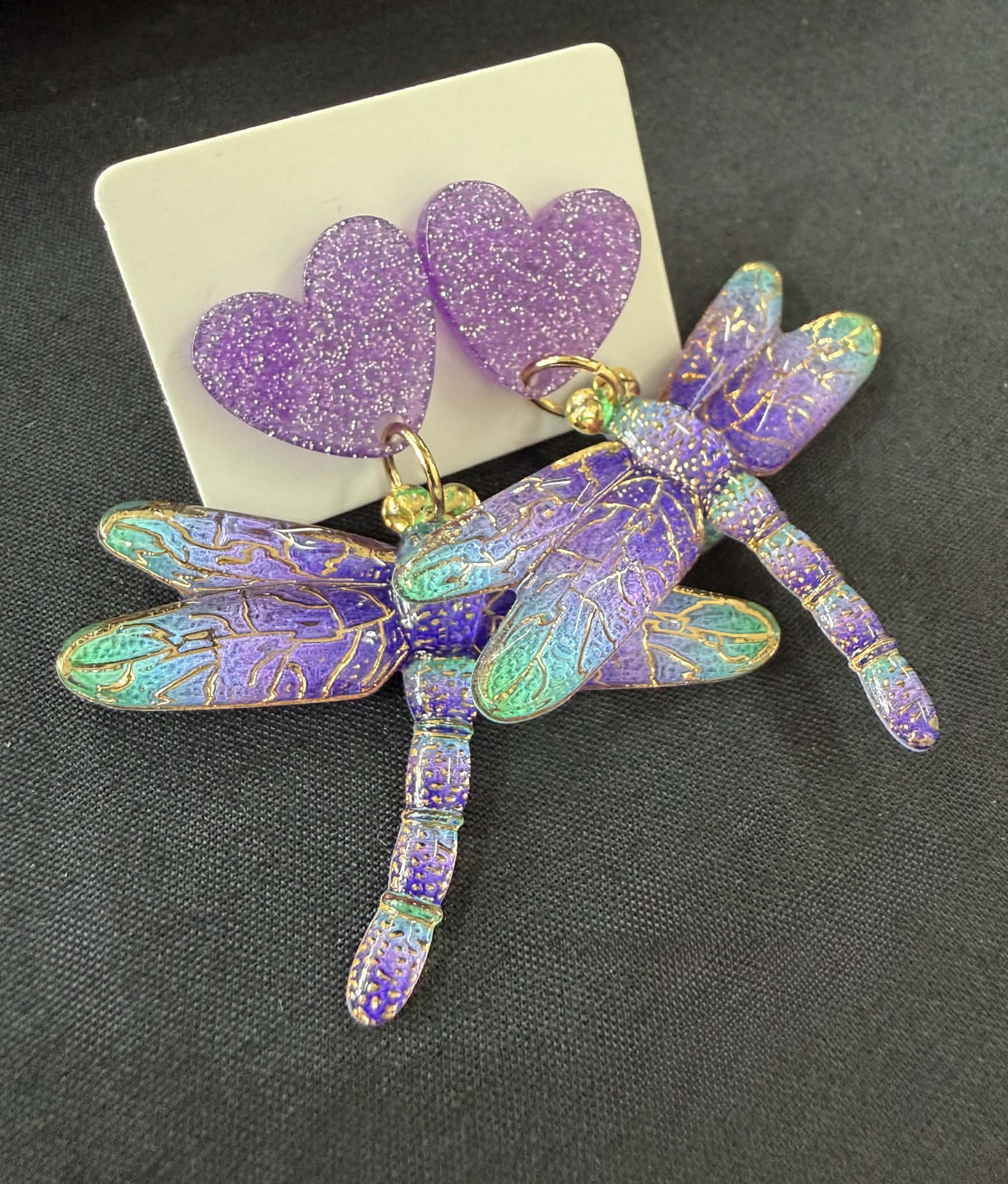 Popping Candy Dangle Earrings - Dragonfly (7 colours!) - Image 18