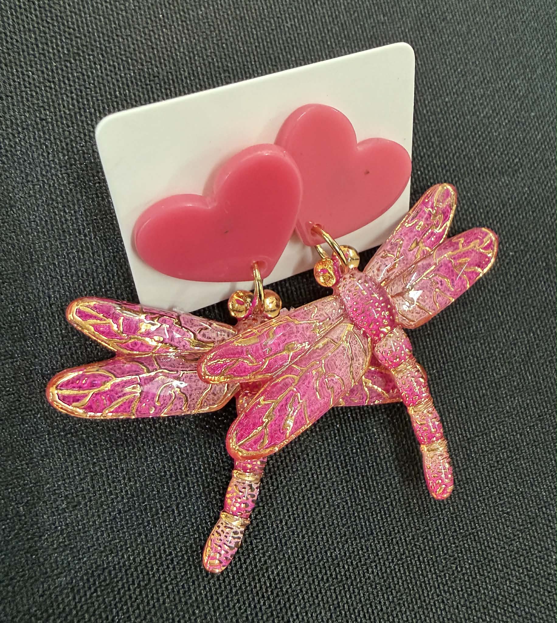 Popping Candy Dangle Earrings - Dragonfly (7 colours!) - Image 6