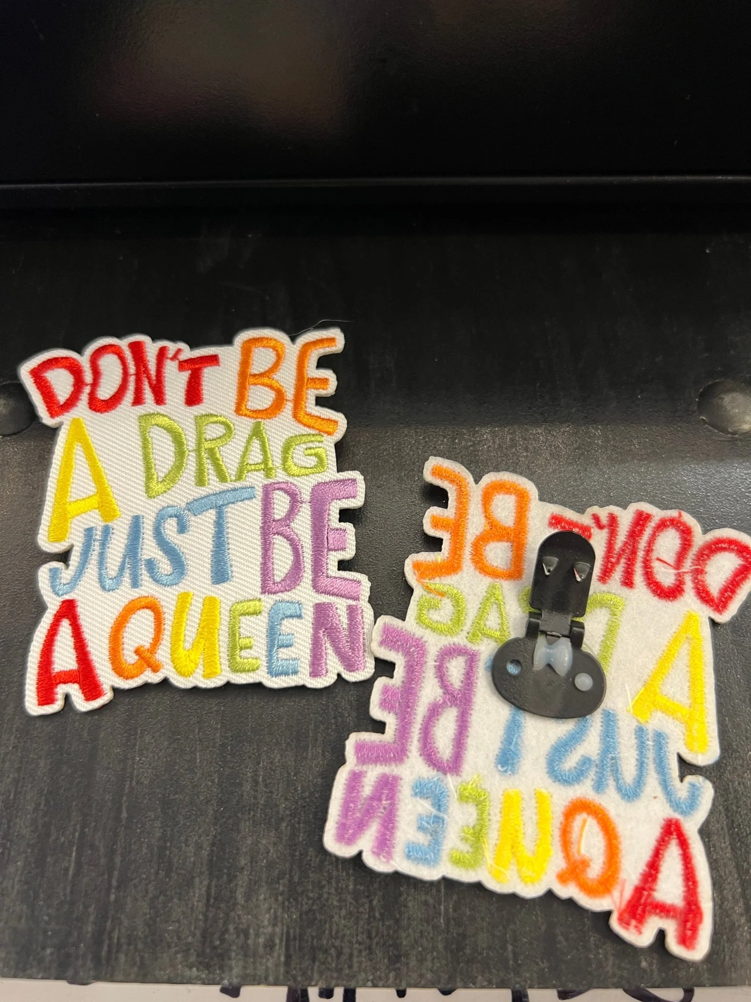 Popping Candy Shoe Clips - Don't Be a Drag - Image 2