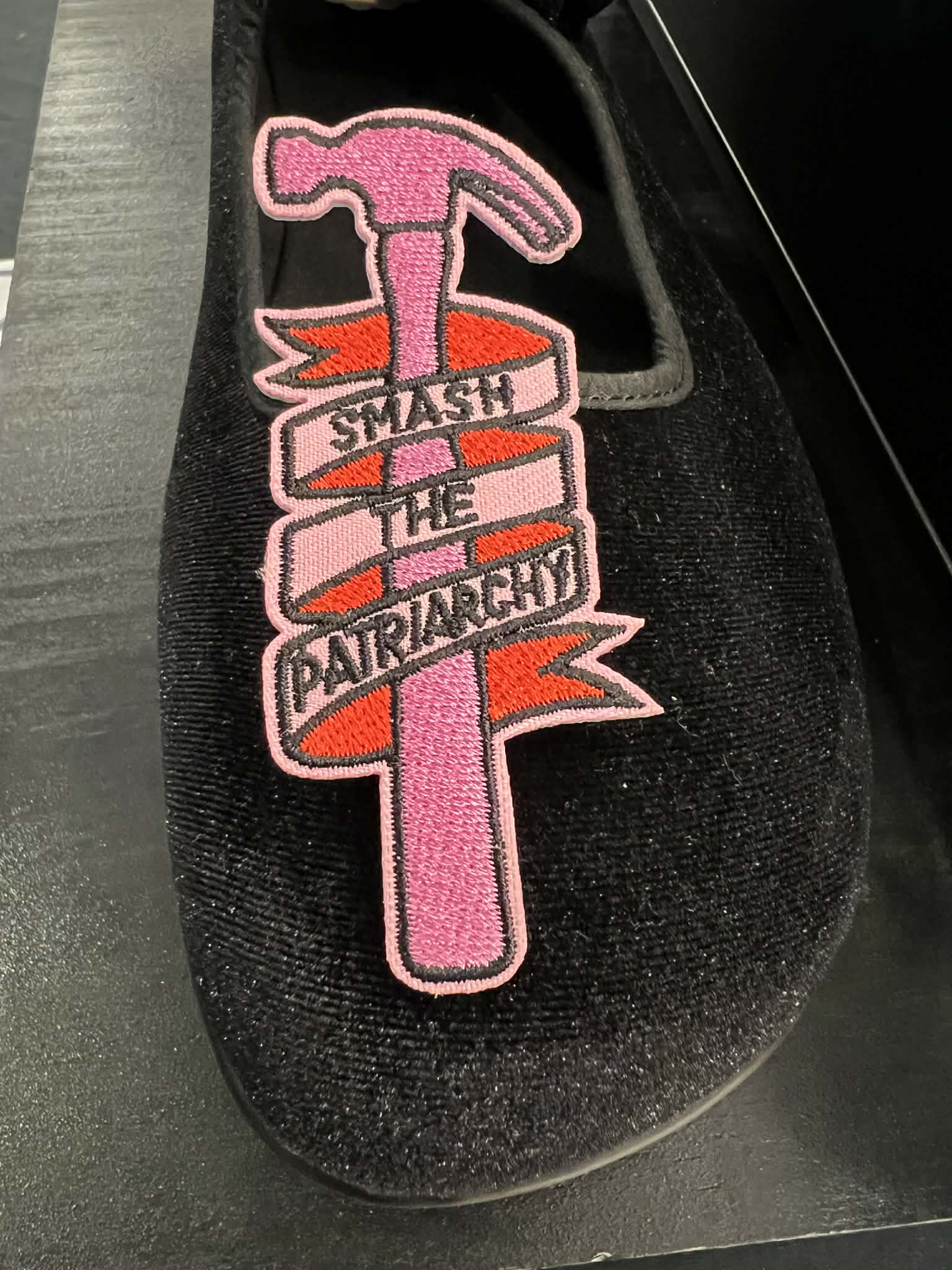 Popping Candy Shoe Clips - Smash the Patriarchy - Image 3