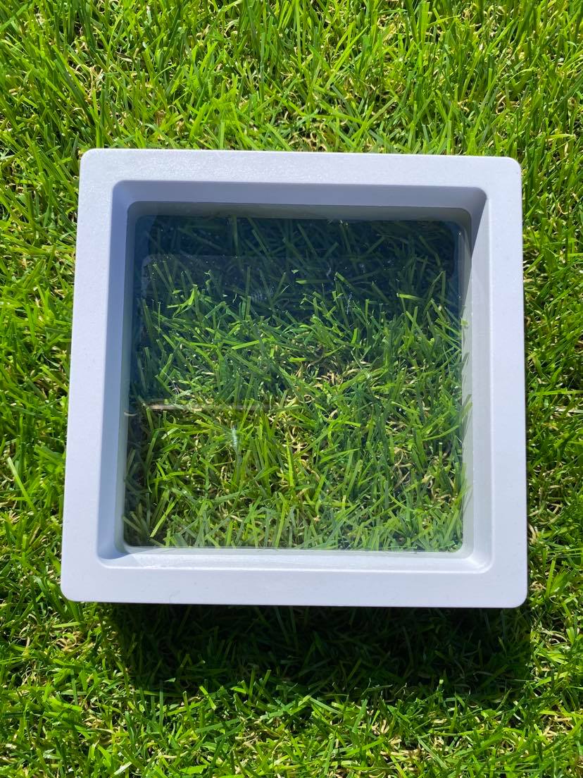 Shadow Box Small Square Style - White