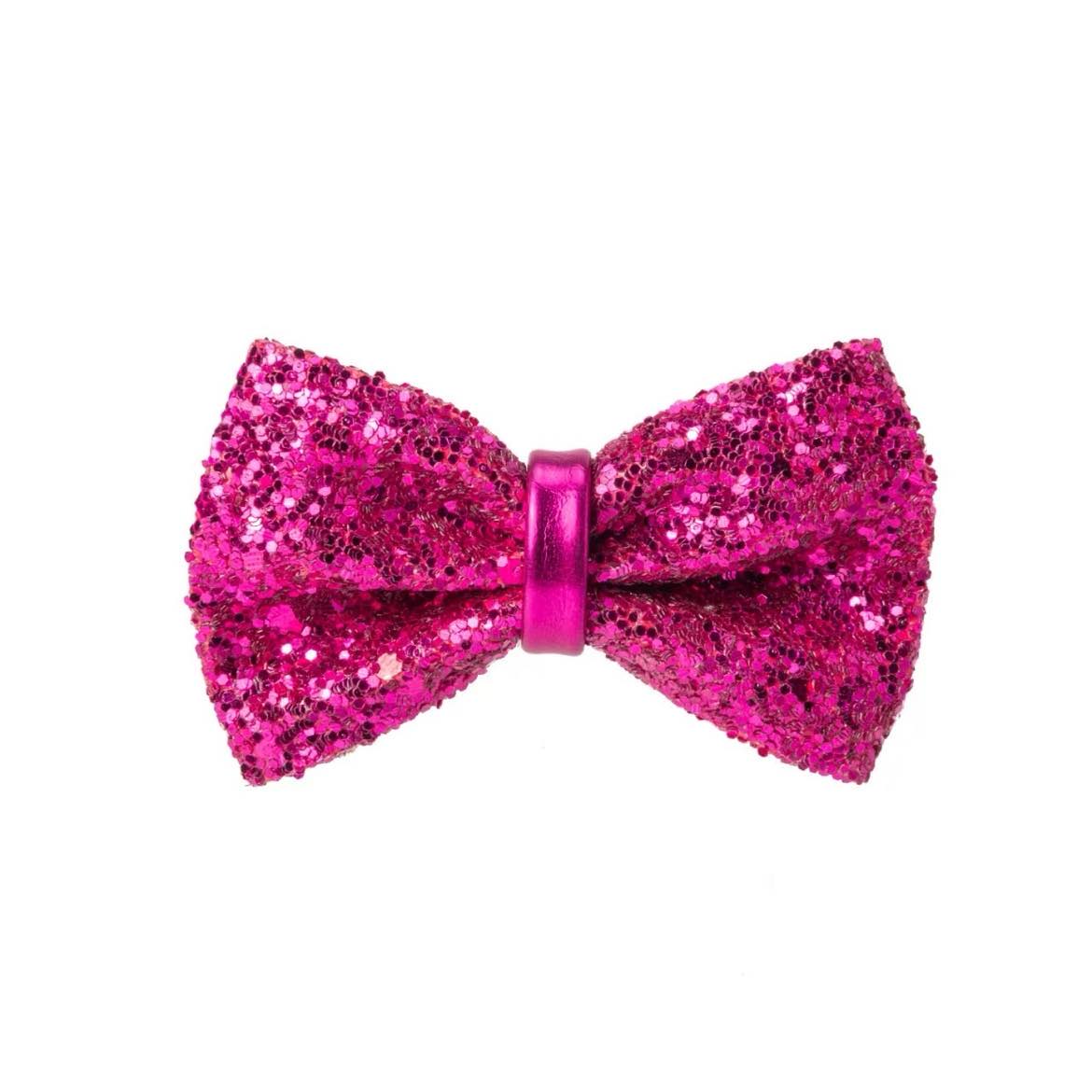 SugarPOP Bow Set - Hot Pink Glitter