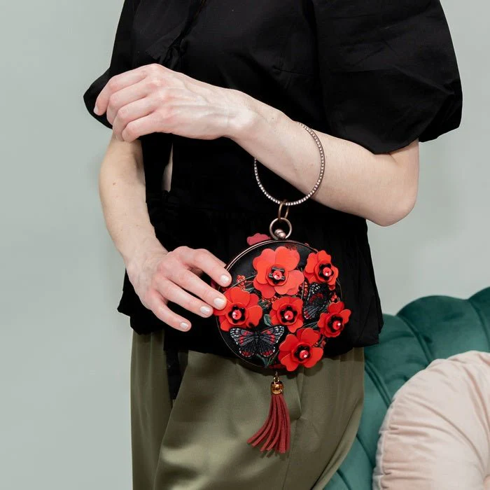 Vendula Butterfly Garden Jayla Evening Bag - Image 2