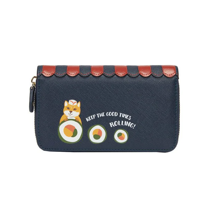 Vendula Sushi - Blue Edition Medium Ziparound Wallet - Image 3