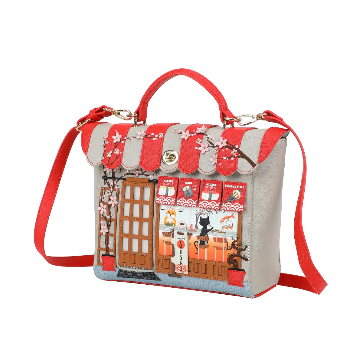 Vendula Sushi - Grey Edition Classic Backpack - Image 11