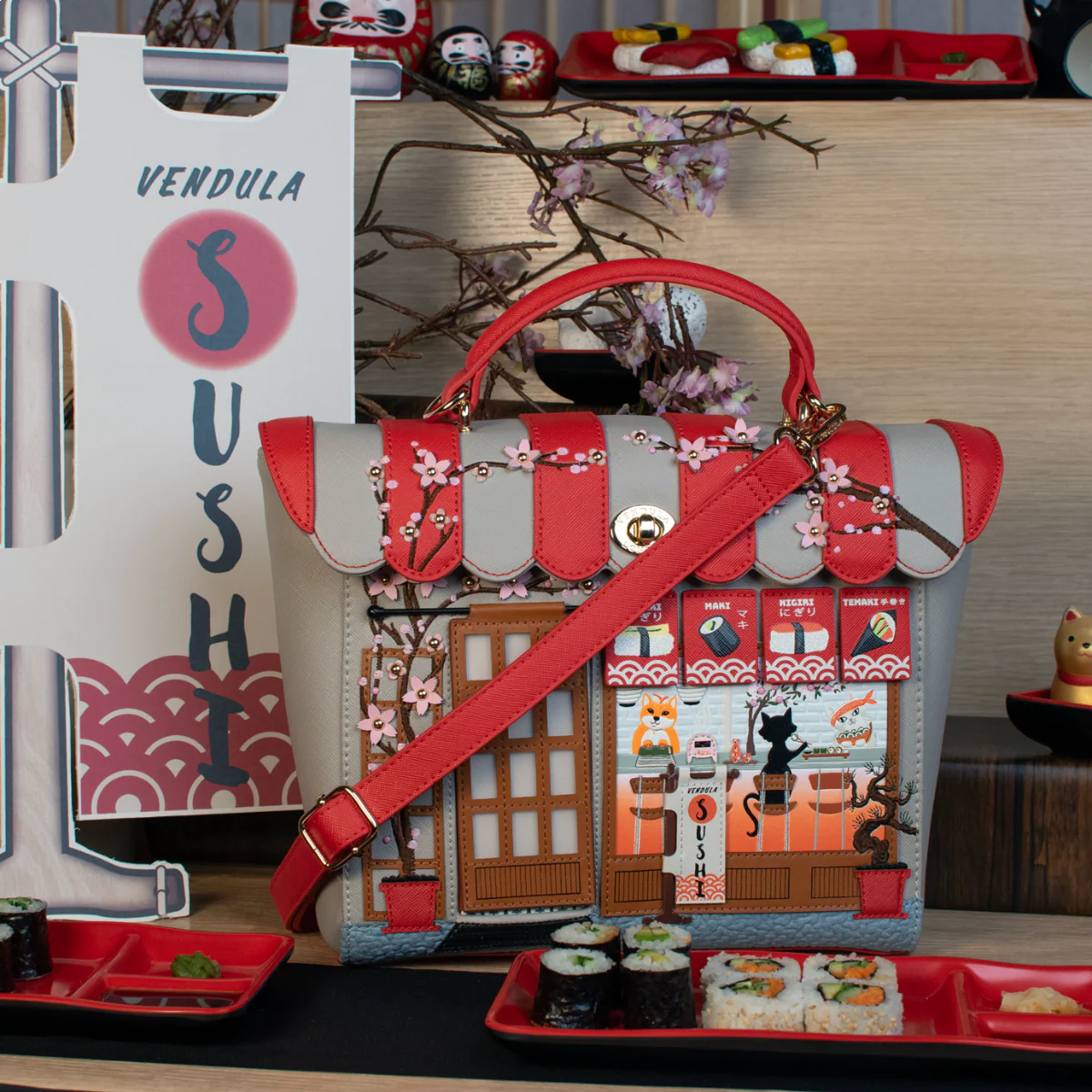 Vendula Sushi - Grey Edition Classic Backpack - Image 7