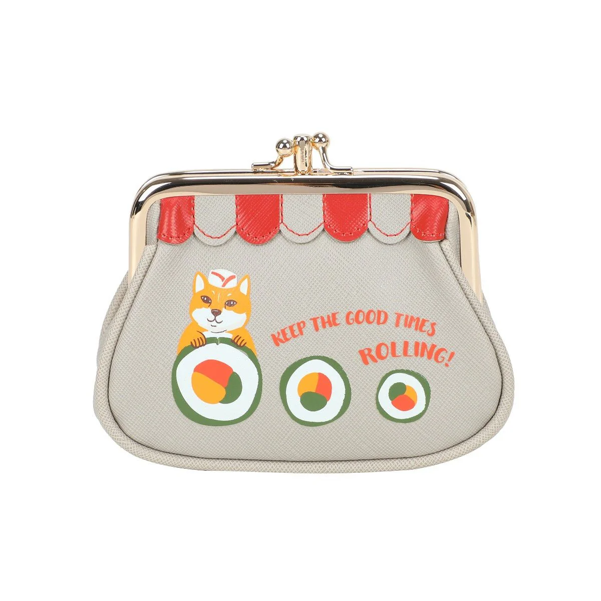 Vendula Sushi - Grey Edition Clipper Coin Purse - Image 2