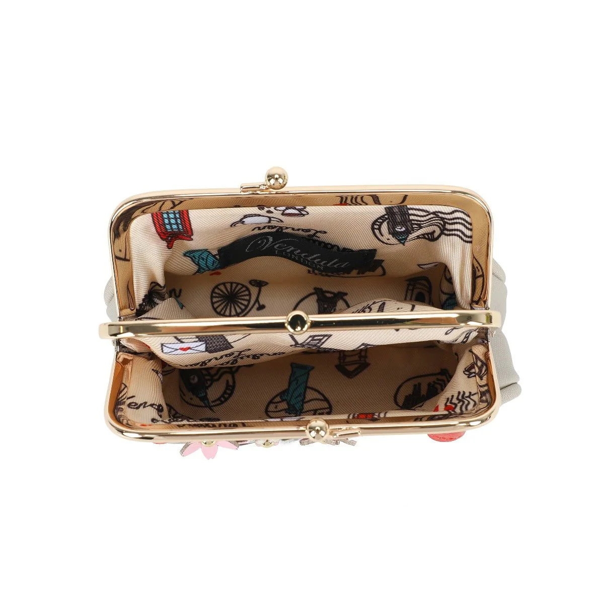 Vendula Sushi - Grey Edition Clipper Coin Purse - Image 4