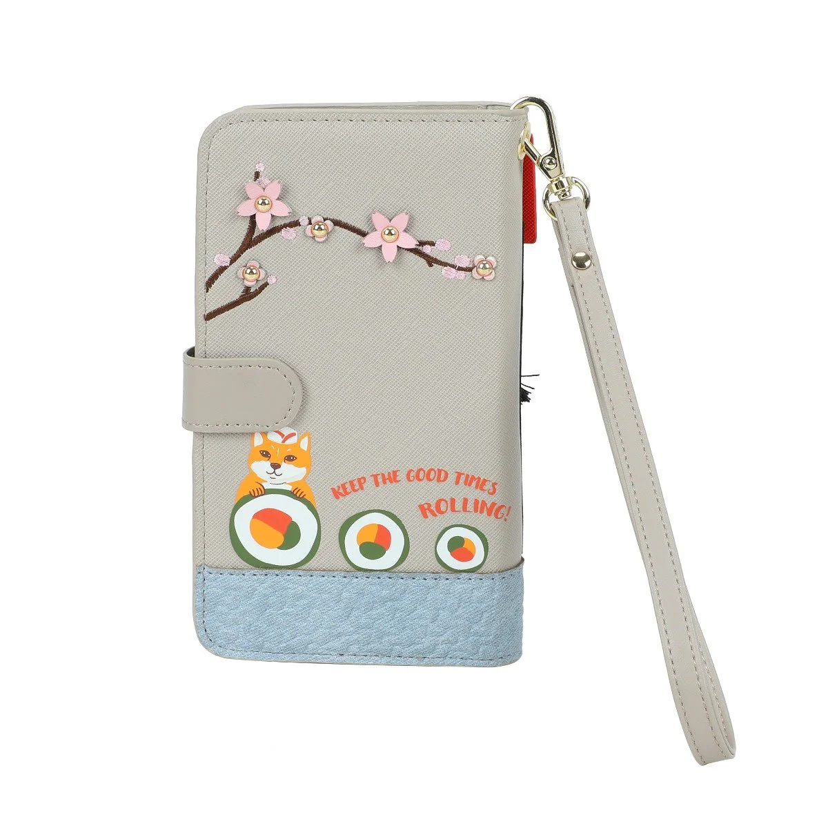 Vendula Sushi - Grey Edition Universal Flip Phone Case - Image 4