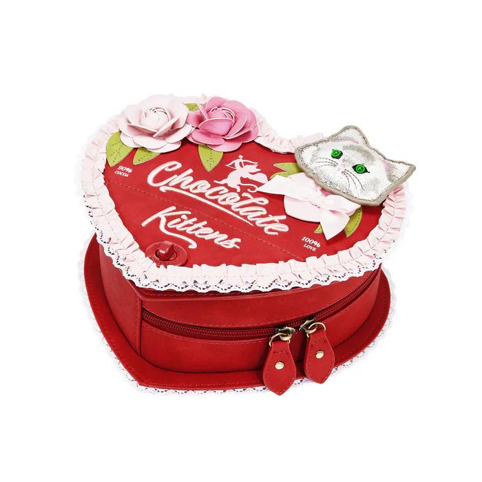 Vendula The Chocolate Box - Heart Chocolate Box Bag - Image 6